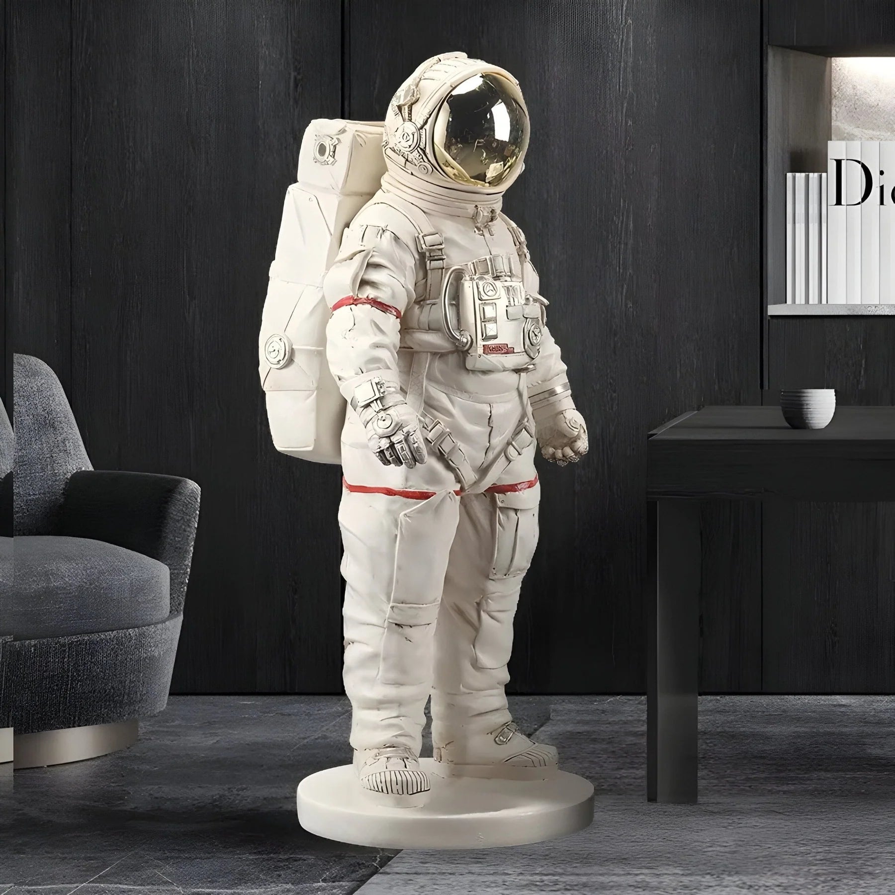 Large Cloud White Space Astronaut Standing Sculpture - 150cm - EveryEssential